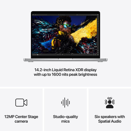 Apple Macbook Pro M4 Pro Chip (2024) 14-inch, 14-Core CPU 20-Core GPU, 24GB RAM 1TB SSD, English