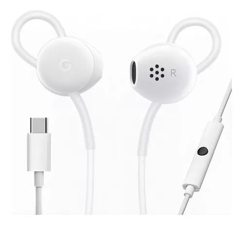 Google Pixel USB-C Wired Earbuds, White