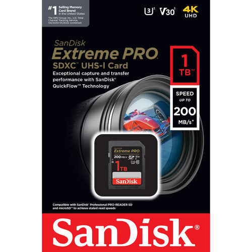 SanDisk Extreme Pro UHS-I SDXC Memory Card - PixelMax