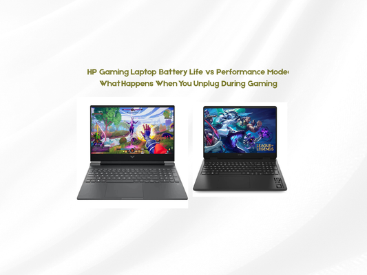 HP Gaming Laptop Battery Life vs Performance Mode: What Happens When You Unplug During Gaming