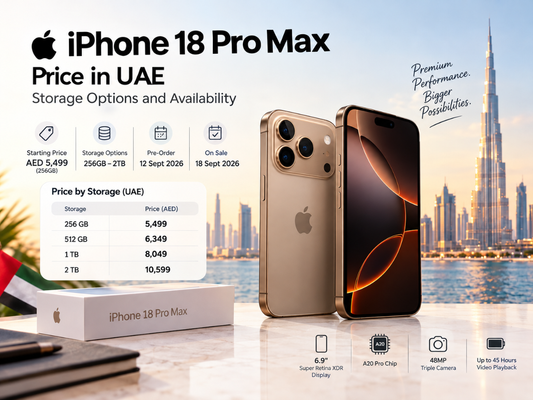 iPhone 18 Pro Max Price in UAE: Storage Options and Availability