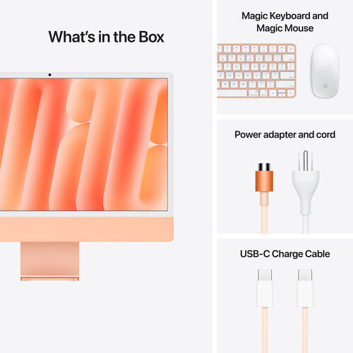 Apple iMac M4 Chip (2024) 24-inch, 10-Core CPU 10-Core GPU, 16GB RAM