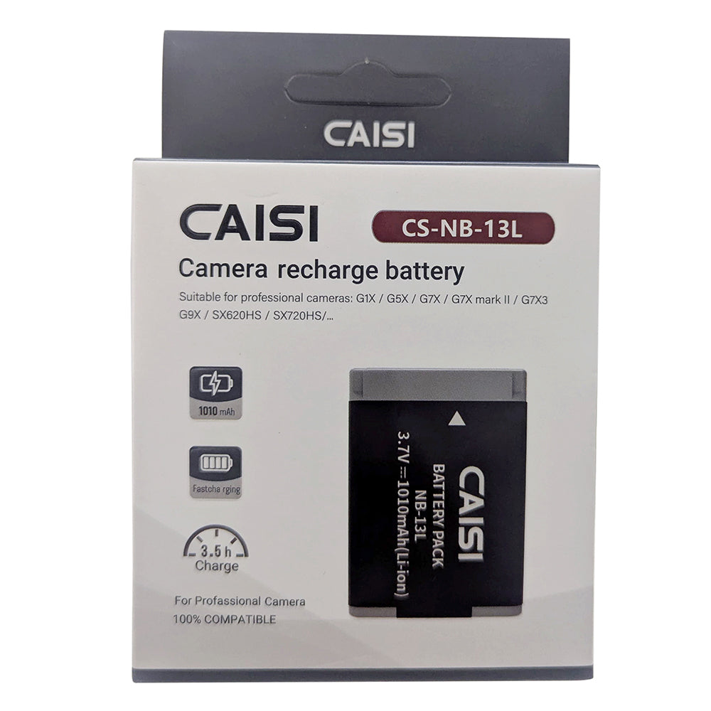 CAISI NB-13L Battery Compatible for Canon G7 X III/G7 X II
