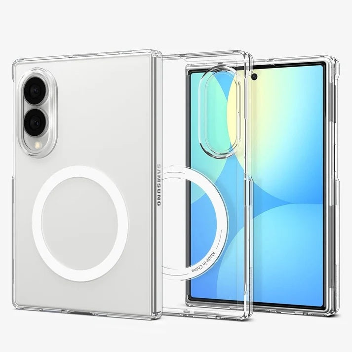 Clear Case for Samsung Z Fold 8 Crystal Clear Silicone Cover Bumper Shockproof Protective Cover - PixelMax
