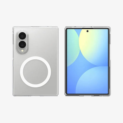 Clear Case for Samsung Z Fold 8 Crystal Clear Silicone Cover Bumper Shockproof Protective Cover - PixelMax