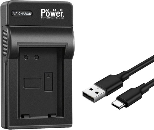 DMK Power NB-13L USB Battery Charger Compatible for Canon G7 X III/G7 X II