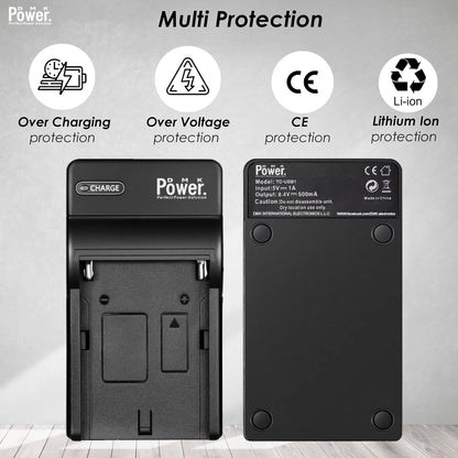 DMK Power NB-13L USB Battery Charger Compatible for Canon G7 X III/G7 X II