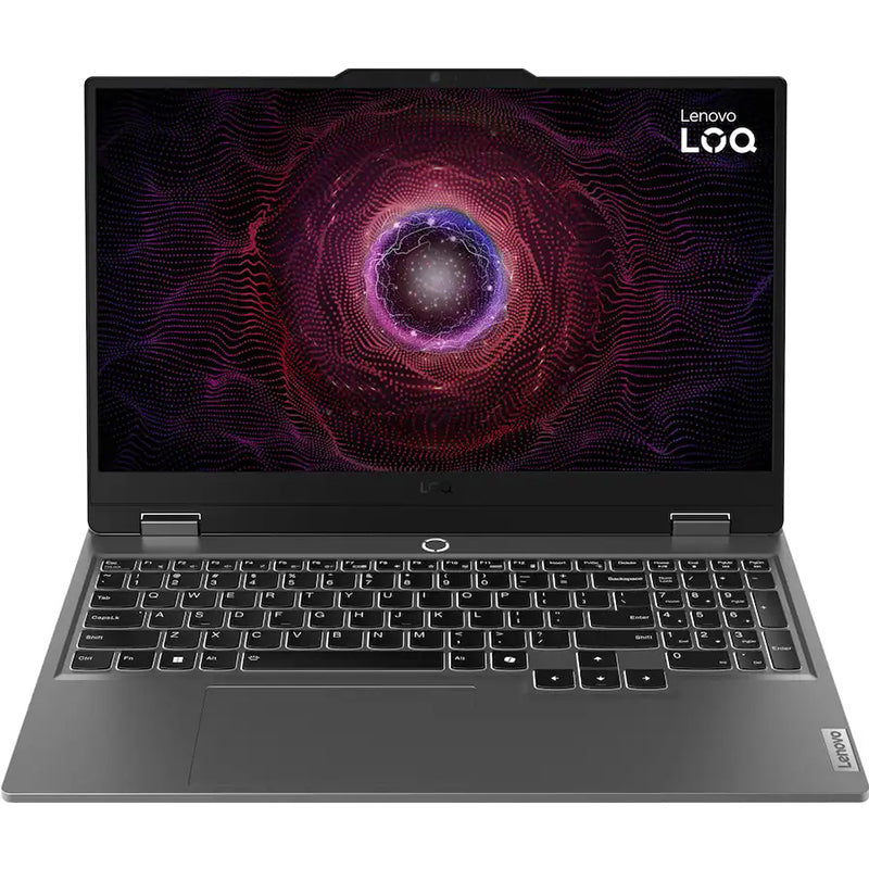 Lenovo LOQ Gaming Laptop, 15.6" FHD IPS 144Hz Display, AMD Ryzen 5 7235HS Processor, 16GB RAM 512GB SSD, 6GB NVIDIA GeForce RTX 4050, ENG KB, Windows 11 Home, Luna Grey - PixelMax