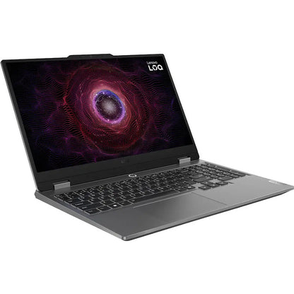 Lenovo LOQ Gaming Laptop, 15.6" FHD IPS 144Hz Display, AMD Ryzen 5 7235HS Processor, 16GB RAM 512GB SSD, 6GB NVIDIA GeForce RTX 4050, ENG KB, Windows 11 Home, Luna Grey - PixelMax