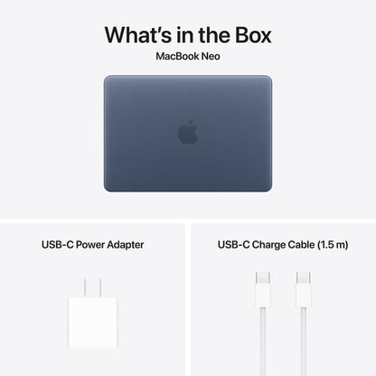 Apple MacBook Neo A18 Pro Chip (2026) 13-inch, 6-Core CPU 5-Core GPU, 8GB RAM, English - PixelMax