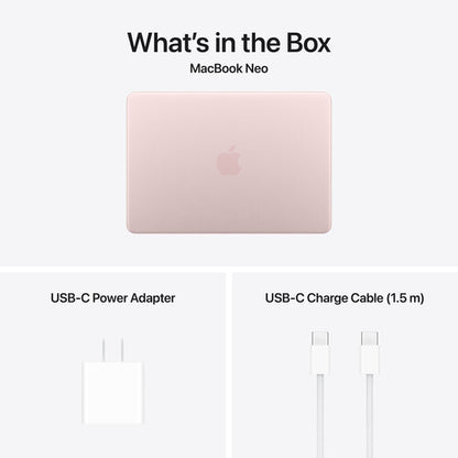 Apple MacBook Neo A18 Pro Chip (2026) 13-inch, 6-Core CPU 5-Core GPU, 8GB RAM, English - PixelMax