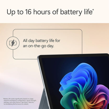 Microsoft Surface Pro 12-inch (2025), Copilot+ PC Snapdragon X Plus, 16GB RAM 512GB SSD, Windows 11 Home - PixelMax