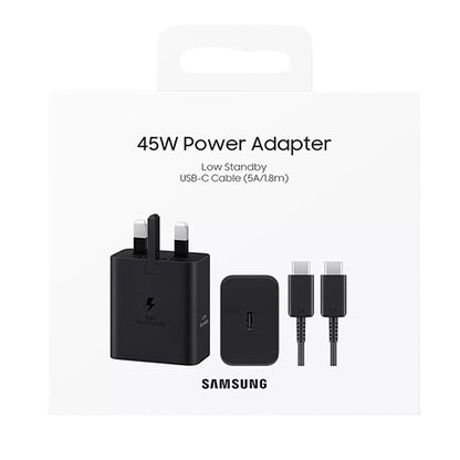 Samsung 45W Power Adapter with USB-C Cable (5A/1.8m) - PixelMax