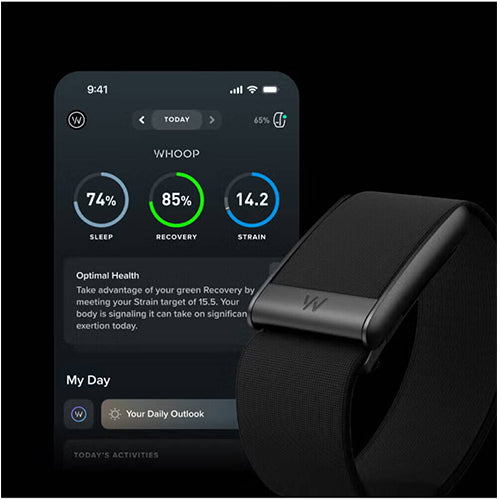 WHOOP 5.0 One with 12-Month Membership, Health and Fitness Tracker, Onyx - PixelMax