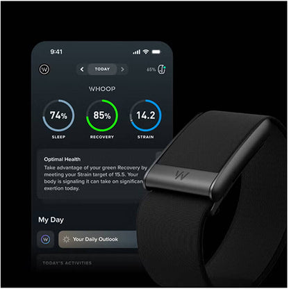 WHOOP 5.0 One with 12-Month Membership, Health and Fitness Tracker, Onyx - PixelMax