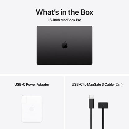 Apple Macbook Pro M4 Max Chip (2024) 16-inch, 16-Core CPU 40-Core GPU, 48GB RAM 1TB SSD, English