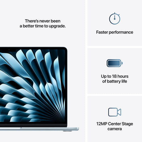 Apple MacBook Air M4 Chip (2025) 15-inch, 10-core CPU and 10-core GPU, English