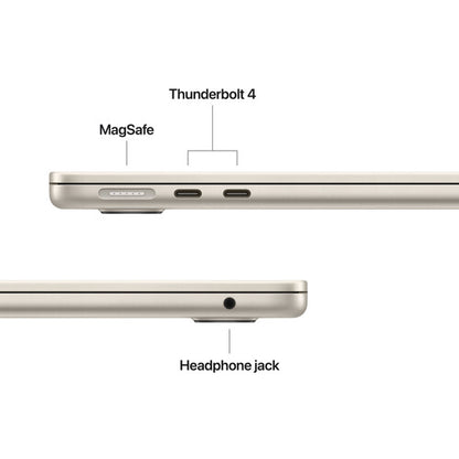 Apple MacBook Air M4 Chip (2025) 15-inch, 10-core CPU and 10-core GPU, English