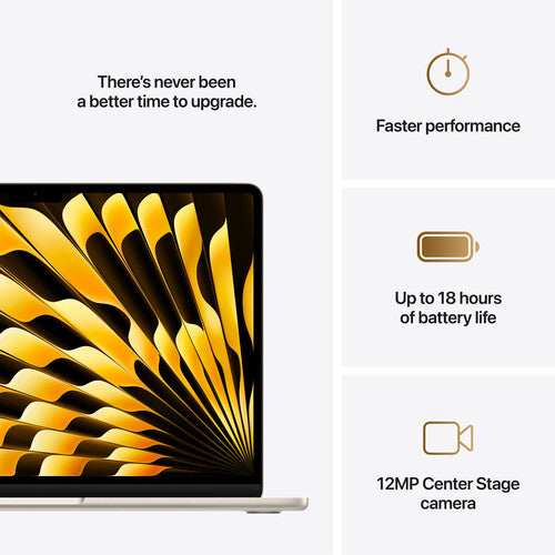 Apple MacBook Air M4 Chip (2025) 15-inch, 10-core CPU and 10-core GPU, English