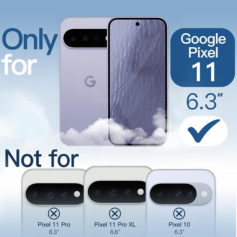 Clear Case for Google Pixel 11 Crystal Clear Silicone Cover Bumper Shockproof Protective Cover