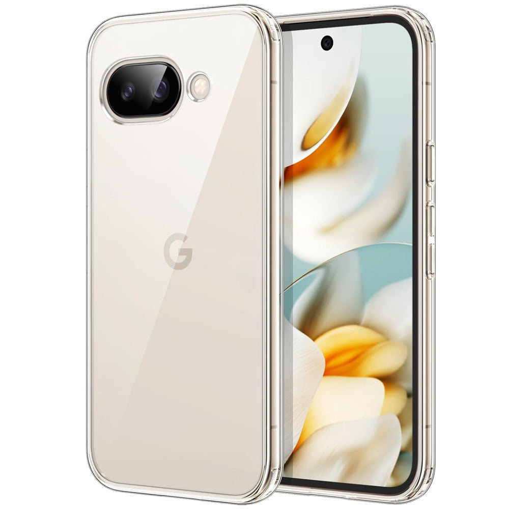 Clear Case for Google Pixel 9a Crystal Clear Silicone Cover Bumper Shockproof Protective Cover