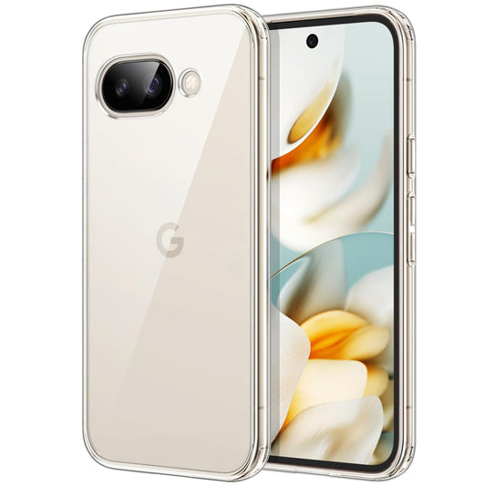 Clear Case for Google Pixel 9a Crystal Clear Silicone Cover Bumper Shockproof Protective Cover